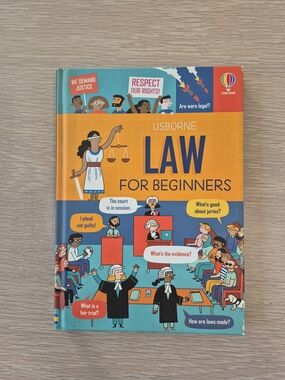 Usborne Law for Beginners - Kids Educational Book Hardcover